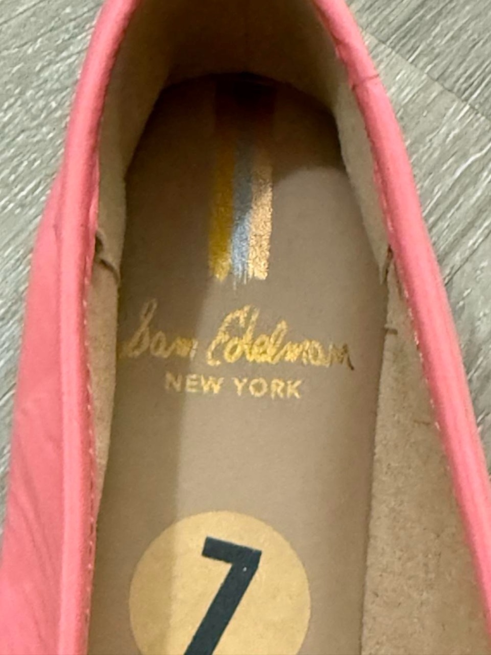 Sam Edelman pink ballet flats with bow detail, size US 7 - Picture 5 of 6